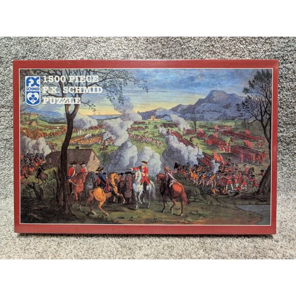 F.X. Schmid 1500 Piece Puzzle Battle Of Culloden New Sealed - Picture 1 of 6